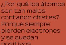 «Átomos: Chistes con Carga Positiva»