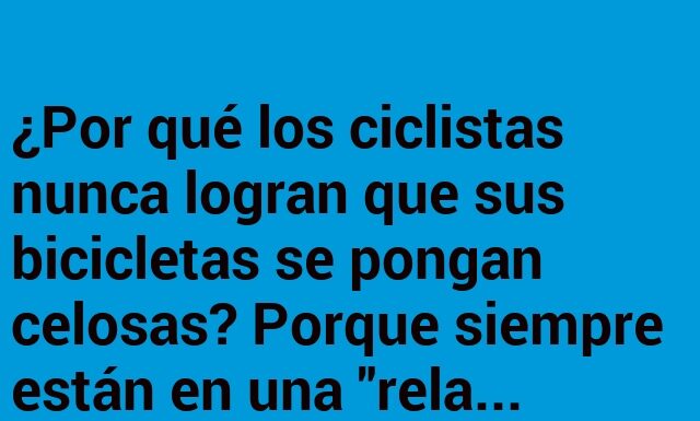 Amor a pedal fijo.