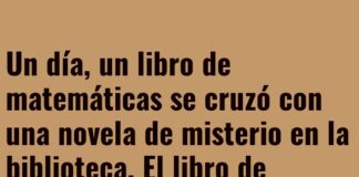 Amor entre números y letras en la biblioteca