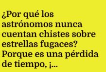Astrónomos y chistes fugaces