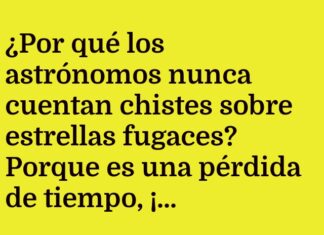 Astrónomos y chistes fugaces
