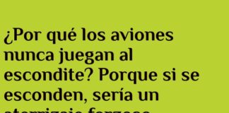 Aviones y el escondite: un juego aterrizador