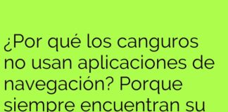 Canguros y el GPS de bolsillo