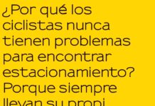 Ciclistas y su eterno dilema con el pedal-parking