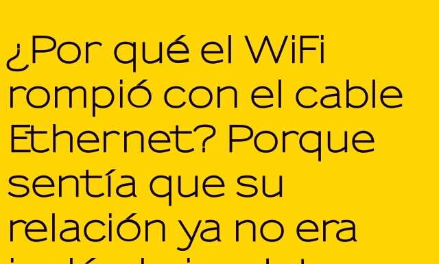 «Conexión Rota: El Drama del WiFi y el Ethernet»