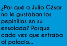 César y el destino de los pepinillos