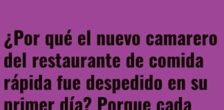 Despedido por servir arte moderno en bandeja