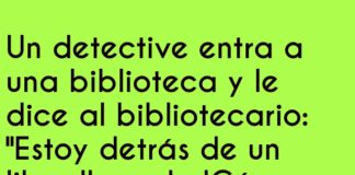El caso ficticio del detective en la biblioteca