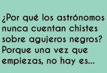 El chiste interminable del agujero negro