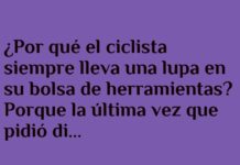 El ciclista y su guía «hoja»ficial.