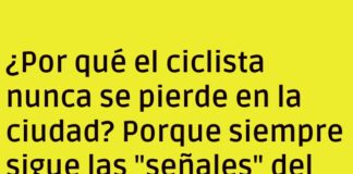 El Ciclista y Sus Altas Señales