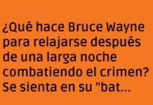 El descanso volador de Batman
