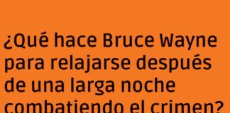 El descanso volador de Batman