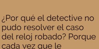 El detective y el misterio de las cinco en punto