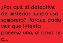 El detective y el sombrero enigmático