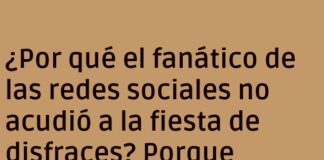 El disfraz ignorado del fanático digital