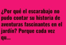 El escarabajo y su aventura entre cortes y cómics