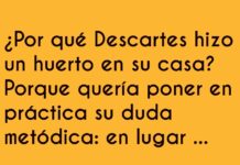El Huerto Metódico de Descartes