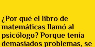 El libro de matemáticas en terapia