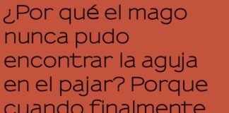 El mago que hizo «desaparecer» la aguja y encontró su vocación pastelera