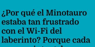 El Minotauro y su pelea con el Wi-Fi débil