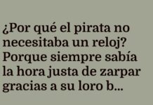 El pirata y su loro relojero