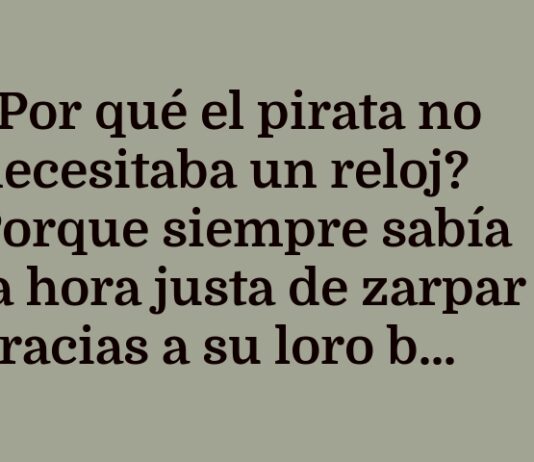 El pirata y su loro relojero