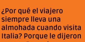 El viajero precavido siempre lleva su almohada romana