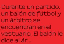 El árbitro y la tarjeta roja salvavidas