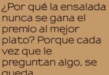 Ensalada indecisa y su eterno «Zanahorita»