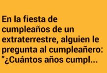 Extraterrestre cumpleañero: ¿Felicitar o revisar?