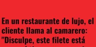 Filete veraniego: mucho calor y sin regreso.