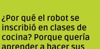 Gastronomía robótica: Ciberlasagna al dente.