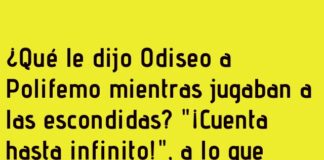 «Jugando a las escondidas con un cíclope»