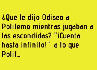 «Jugando a las escondidas con un cíclope»