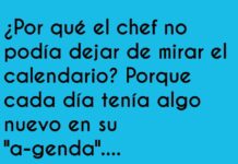 La a-genda del chef