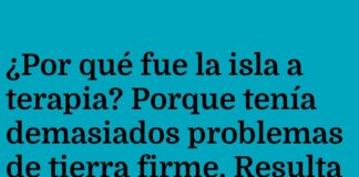 La Isla en Terapia de Relax.