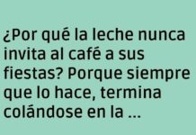 La leche evita al café por colado y espumoso