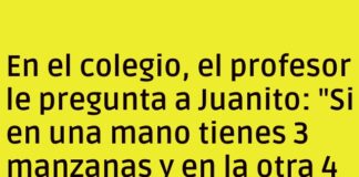 La lógica frutal de Juanito