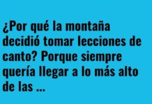 La montaña y su canto elevado