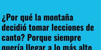 La montaña y su canto elevado