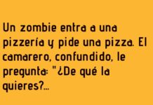La pizza perfecta para el zombie cuidadoso