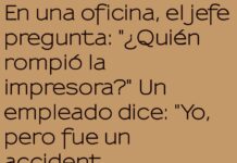 La renuncia rompió la impresora