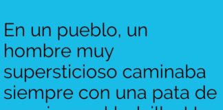 La suerte cojeando con estilo