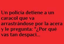 Lenta persecución en la acera económica
