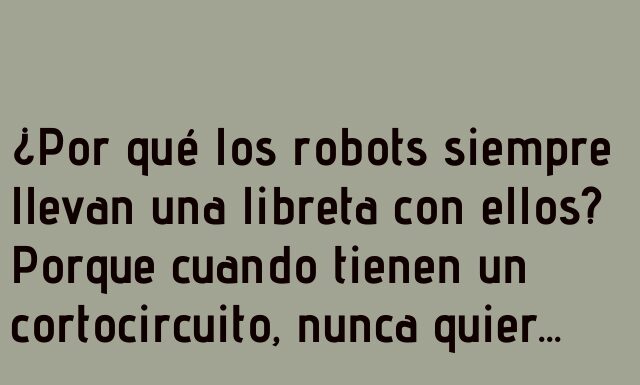 Los robots y su «voltaje» de humor