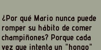 Mario y su terapia champiñonera