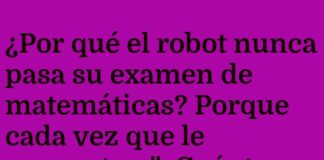 Matemática para robots: contexto requerido.