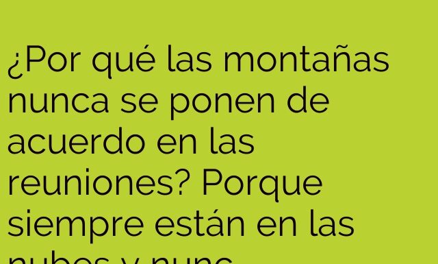 Montañas Desorientadas en las Alturas