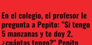 Pepito y las manzanas prestadas